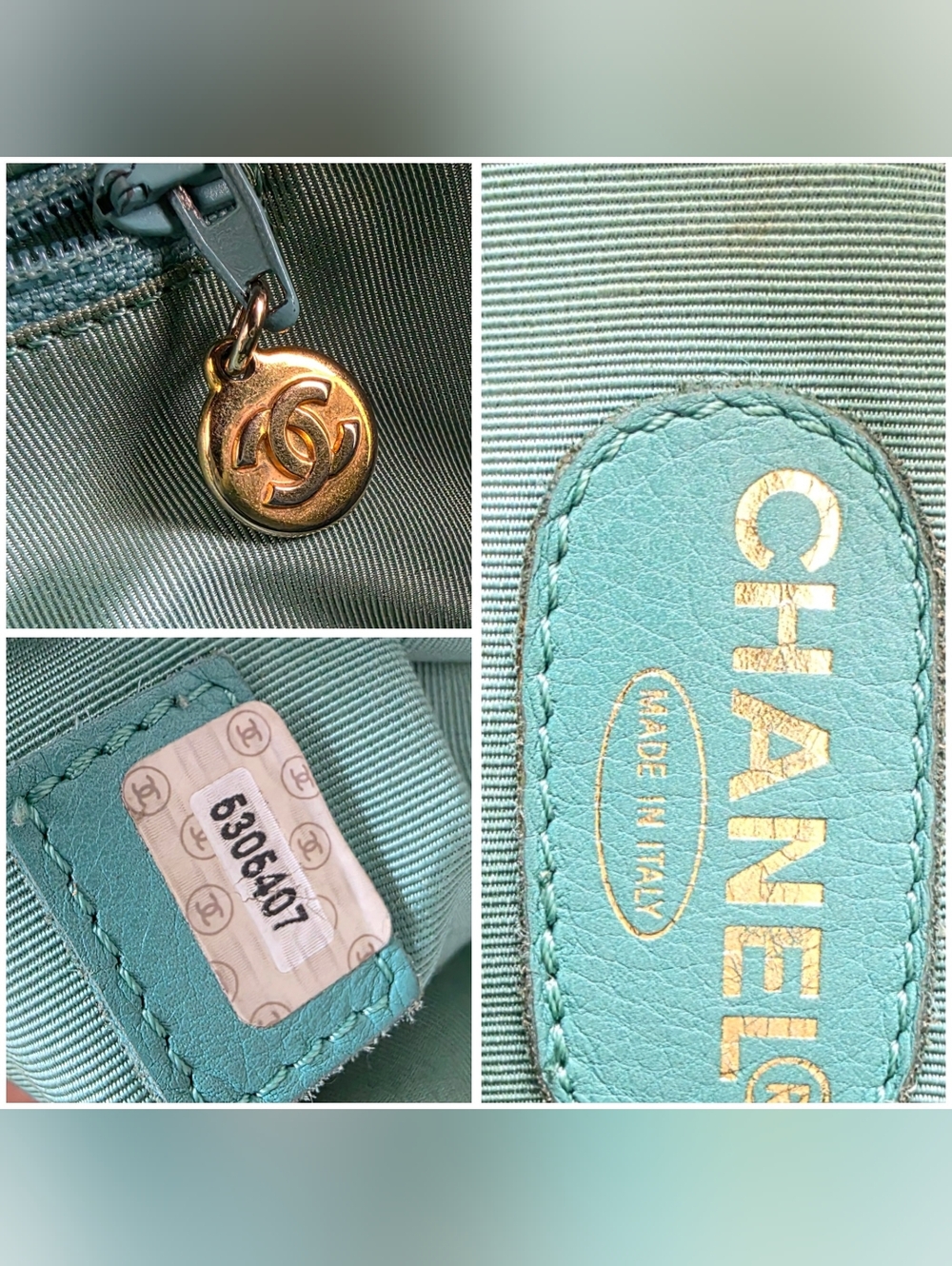 Auth Chanel CC Coco Mark Caviar Large Leather Shoulder Bag - Picture 6 of 12